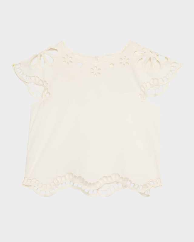 Super Bloom Eyelet Top